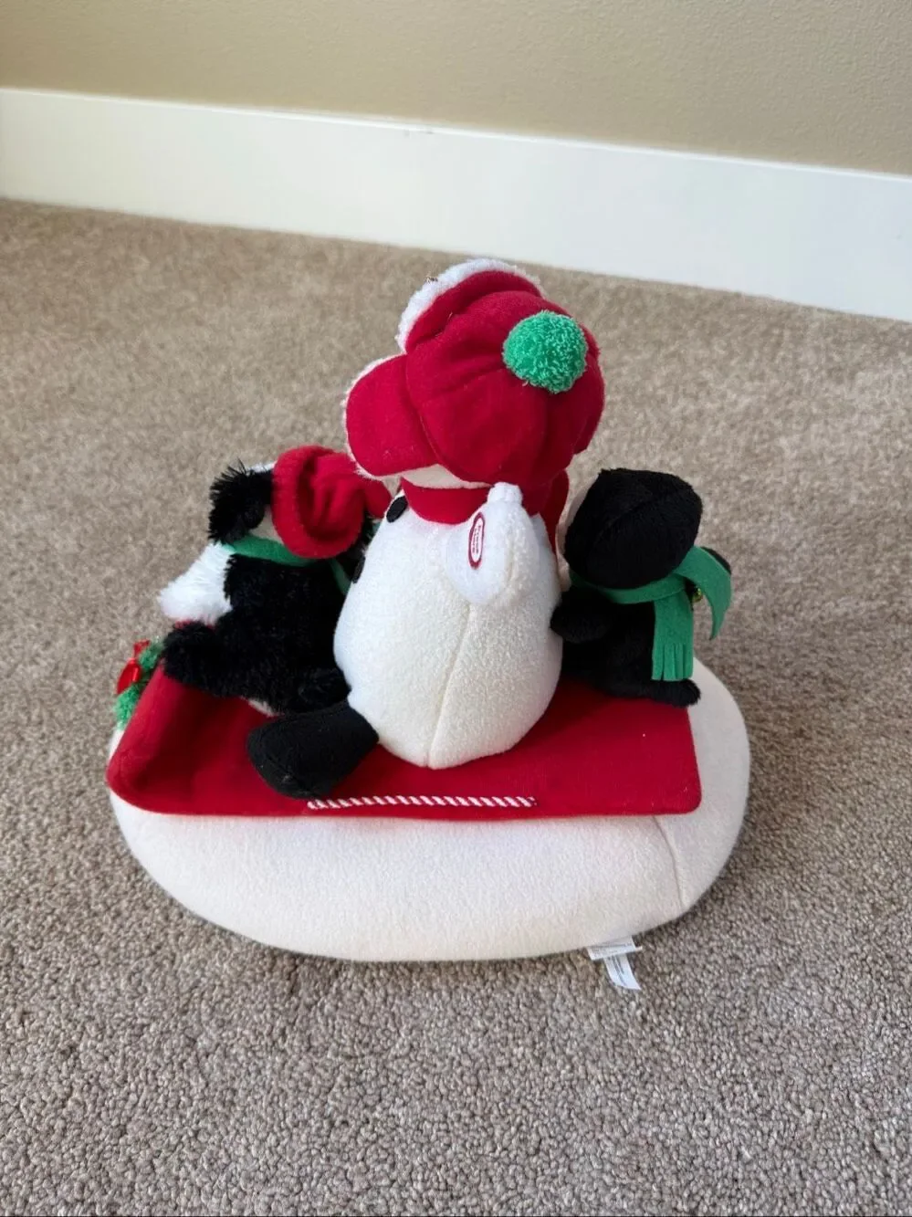 Hallmark Jingle Pals 2007 Snowman Sleigh Ride